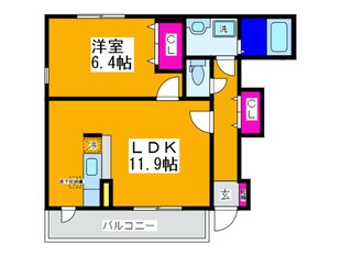 メゾン　ド　ルネの物件間取画像